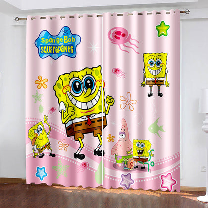 SpongeBob SquarePants Curtains Blackout Window Drapes