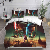 Star Wars Attack of the Clones Bedding Set Duvet Cover Bed Sheets Sets - EBuycos