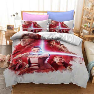 Star Wars Cosplay Bedding Set Duvet Cover Christmas Bed Sheets Sets - EBuycos