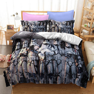 Star Wars Cosplay Bedding Set Duvet Cover Halloween Bed Sheets Sets - EBuycos