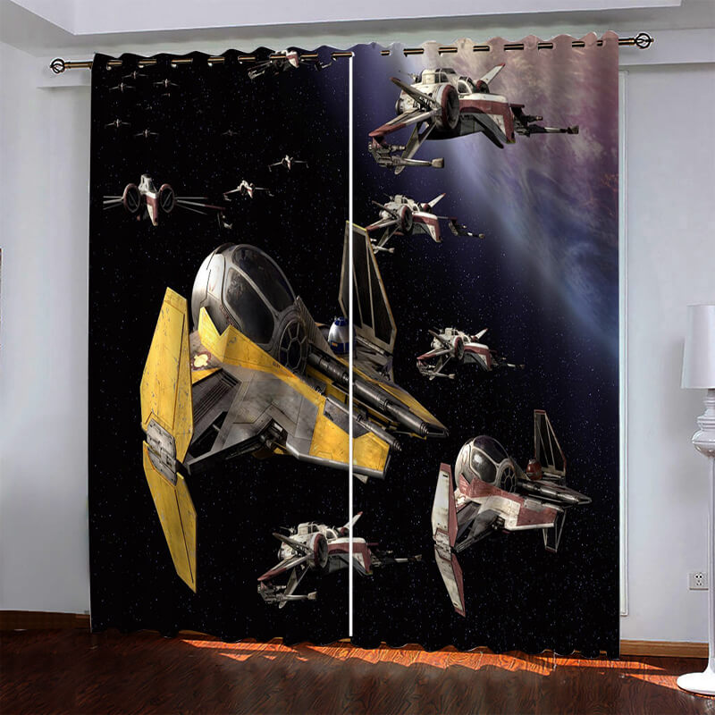 Star Wars Curtains Blackout Window Drapes