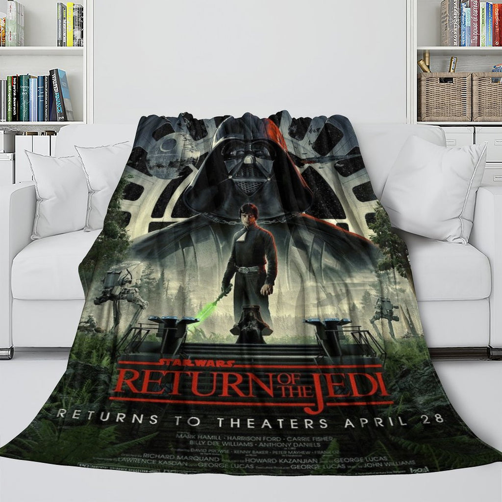 Star Wars Episode Vi Return Of The Jedi Blanket Flannel Throw