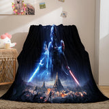 Star Wars Flannel Fleece Throw Cosplay Blanket Halloween Comforter Set - EBuycos