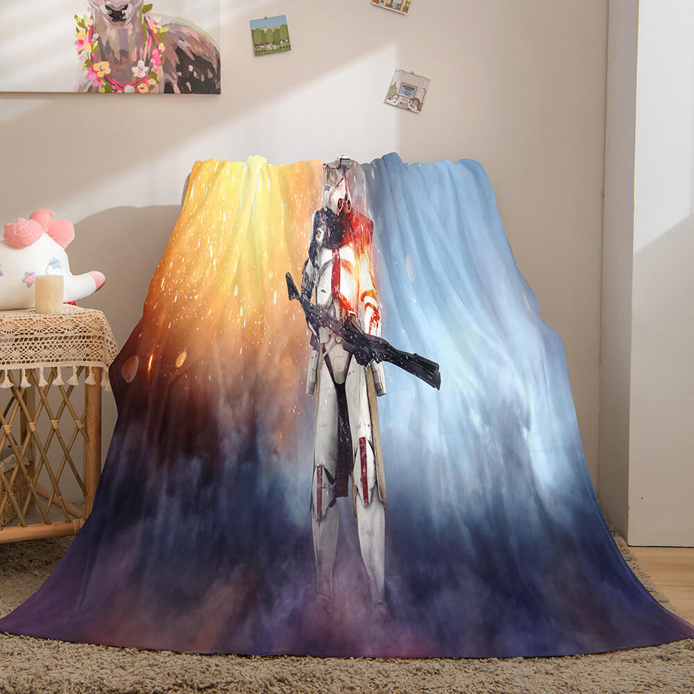 Star Wars Flannel Fleece Throw Cosplay Blanket Halloween Comforter Set - EBuycos
