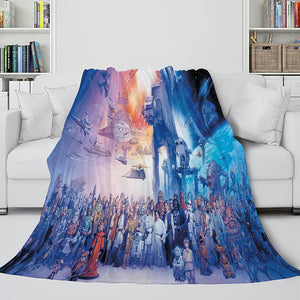 Star Wars Flannel Fleece Throw Cosplay Blanket Shawl Wrap Nap Quilt - EBuycos