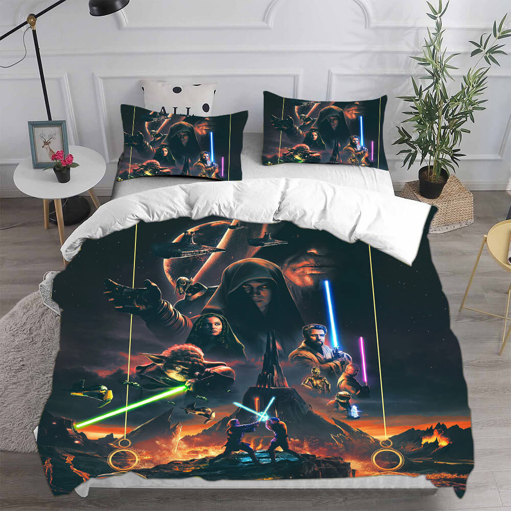 Star Wars Revenge of the Sith Bedding Set Duvet Covers Bed Sheets Sets - EBuycos