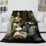 Star Wars Series Flannel Fleece Throw Cosplay Blanket Comforter Set - EBuycos