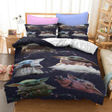 Star Wars The Mandalorian Baby Yoda Bedding Set Duvet Cover Bed Sets - EBuycos