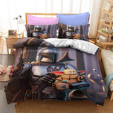 Star Wars The Mandalorian Cosplay Bedding Duvet Covers Bed Sheets Sets - EBuycos