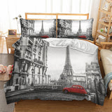 Statue of Liberty City Building Bedding Set Duvet Covers Comforter - EBuycos