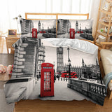 Statue of Liberty City Building Bedding Set Duvet Covers Comforter - EBuycos