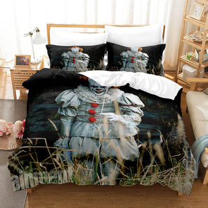Stephen King's It Cosplay Bedding Set Duvet Cover Comforter Bed Sheets - EBuycos