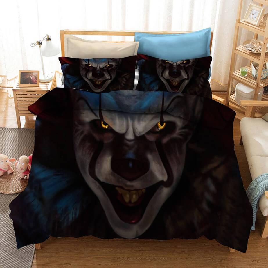 Stephen King's It Pennywise Bedding Set Duvet Cover - EBuycos