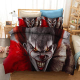 Stephen King's It Pennywise Cosplay Bedding Set Duvet Cover Bed Sheets - EBuycos
