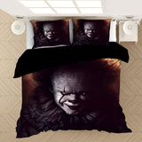 Stephen King's It Pennywise Cosplay Bedding Set Duvet Cover Bed Sheets - EBuycos