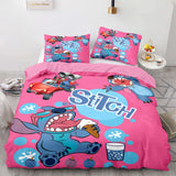 Stitch and Scrump Bedding Set Cosplay Quilt Cover Without Filler