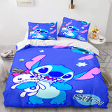 Stitch and Scrump Bedding Set Cosplay Quilt Cover Without Filler