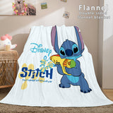 Stitch Blanket Flannel Throw Cosplay Blanket Comforter Sets for Bed - EBuycos