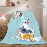 Stitch Blanket Flannel Throw Cosplay Blanket Comforter Sets for Bed - EBuycos
