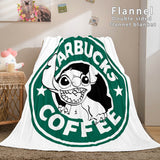Stitch Blanket Flannel Throw Cosplay Blanket Comforter Sets for Bed - EBuycos