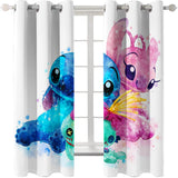 Stitch Curtains Blackout Window Treatments Drapes for Room Decoration