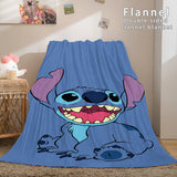 Stitch Flannel Blanket Warm Cozy Bed Blankets Soft Throw Blanket - EBuycos