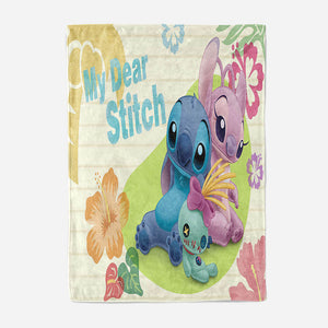 Stitch Pattern Blanket Flannel Throw Room Decoration