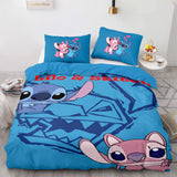 Stitch and Scrump Bedding Set Quilt Duvet Cover Bed Sets Room Decoration