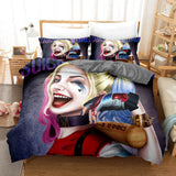 Suicide Squad Harley Quinn Bedding Set Duvet Cover Comforter Bed Sheets - EBuycos