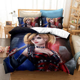 Suicide Squad Harley Quinn Cosplay Bedding Duvet Cover Bed Sheets Sets - EBuycos