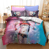 Suicide Squad Harley Quinn Cosplay Bedding Duvet Cover Bed Sheets Sets - EBuycos