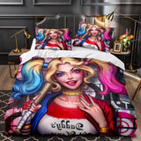 Suicide Squad Harley Quinn Deadpool Bedding Set Quilt Duvet Cover Sets - EBuycos