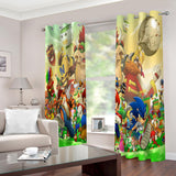 Super Mario Curtains Cosplay Blackout Window Drapes Room Decoration - EBuycos