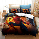 Superhero Spiderman Bedding Set Quilt Duvet Cover Bed Sheets Sets - EBuycos