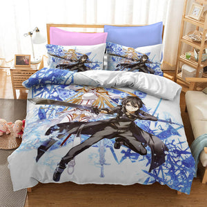 Sword Art Online Bedding Set Pattern Quilt Cover Without Filler