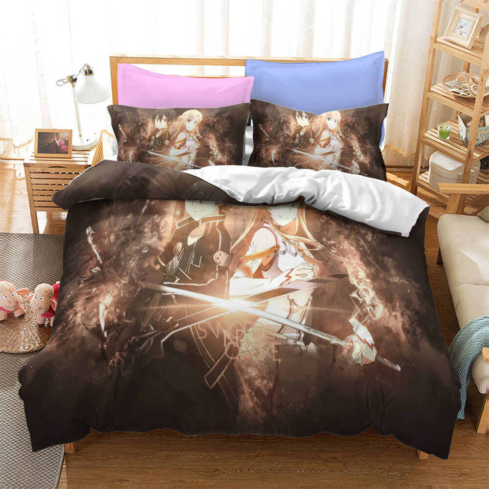 Sword Art Online Bedding Set Quilt Cover Without Filler