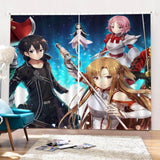 Sword Art Online Curtains Blackout Window Drapes for Room Decoration