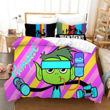Teen Titans Go Cosplay Bedding Set Quilt Duvet Cover Bed Sheets Sets - EBuycos