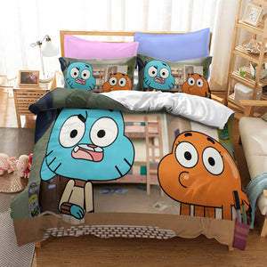 The Amazing World of Gumball Cosplay Bedding Set Duvet Cover Bed Sets - EBuycos