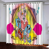 The Amazing World of Gumball Curtains Blackout Window Drapes