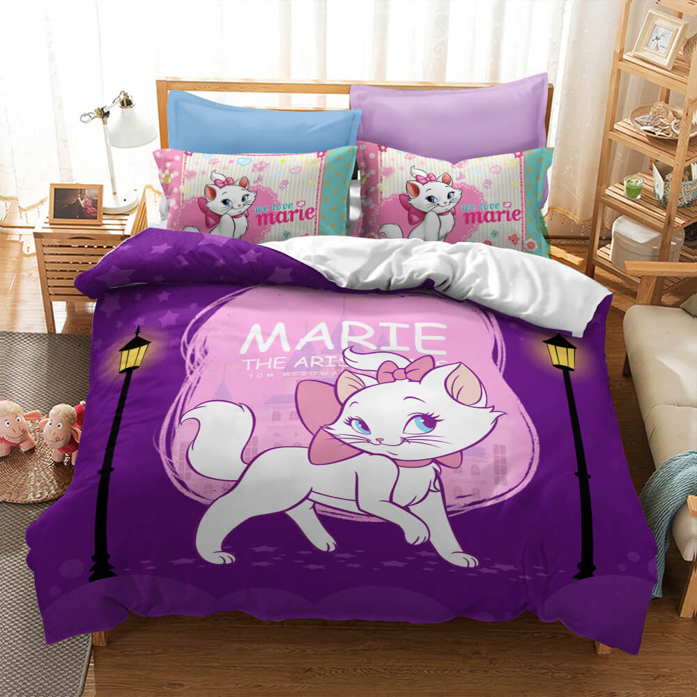 The Aristocats Marie Cat Bedding Sets Quilt Cover Without Filler