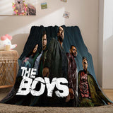 The Boys Blanket Pattern Flannel Throw Room Decoration