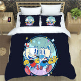 The Cuphead Show Bedding Set Pattern Quilt Cover Without Filler