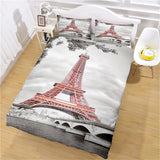 The Eiffel Tower Bedding Set Cosplay Quilt Cover Without Filler