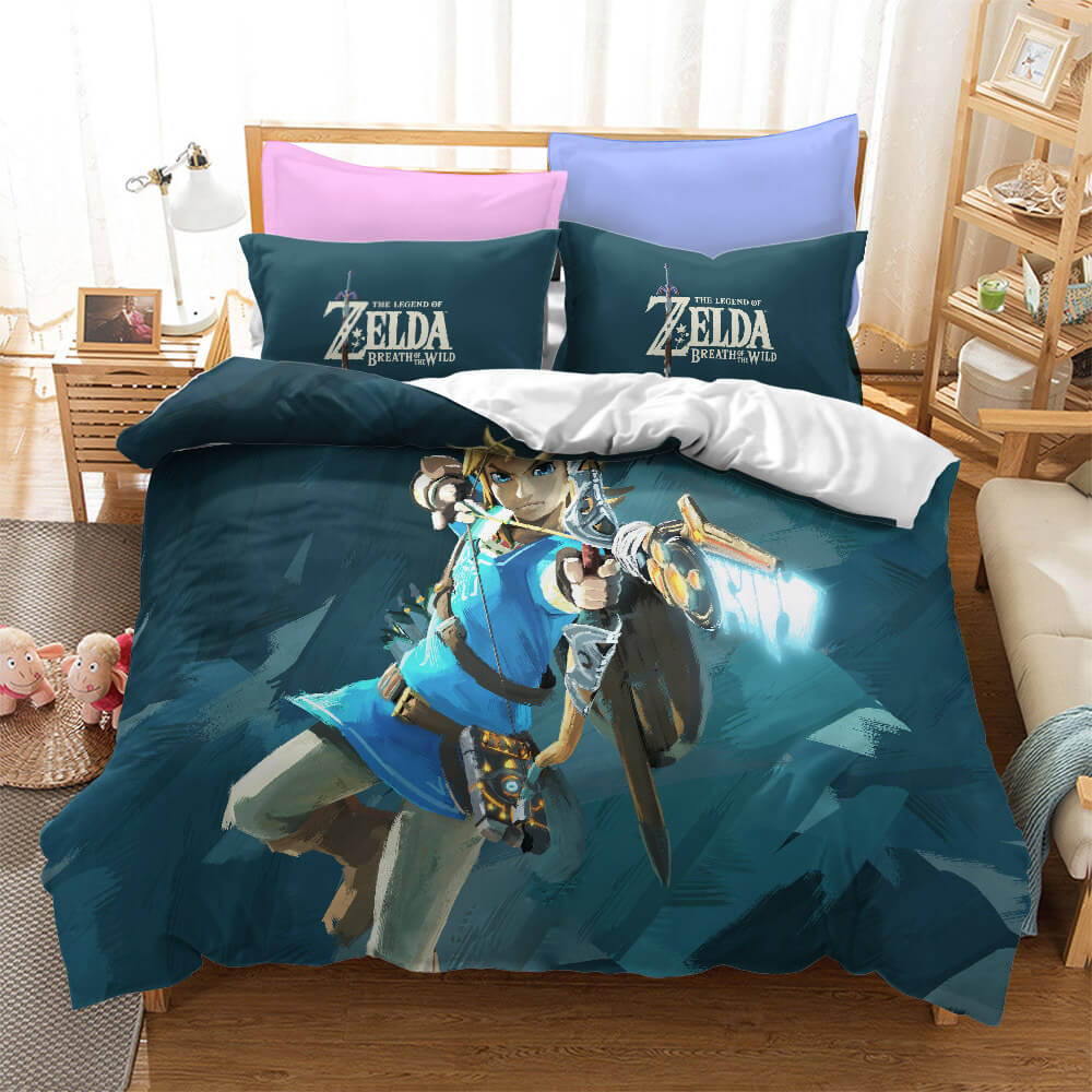The Legend of Zelda Cosplay Bedding Quilt Duvet Covers Bed Sheets Sets - EBuycos