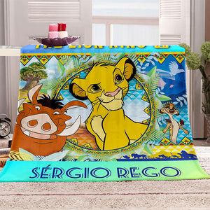 The Lion King Blanket Flannel Throw Room Decoration