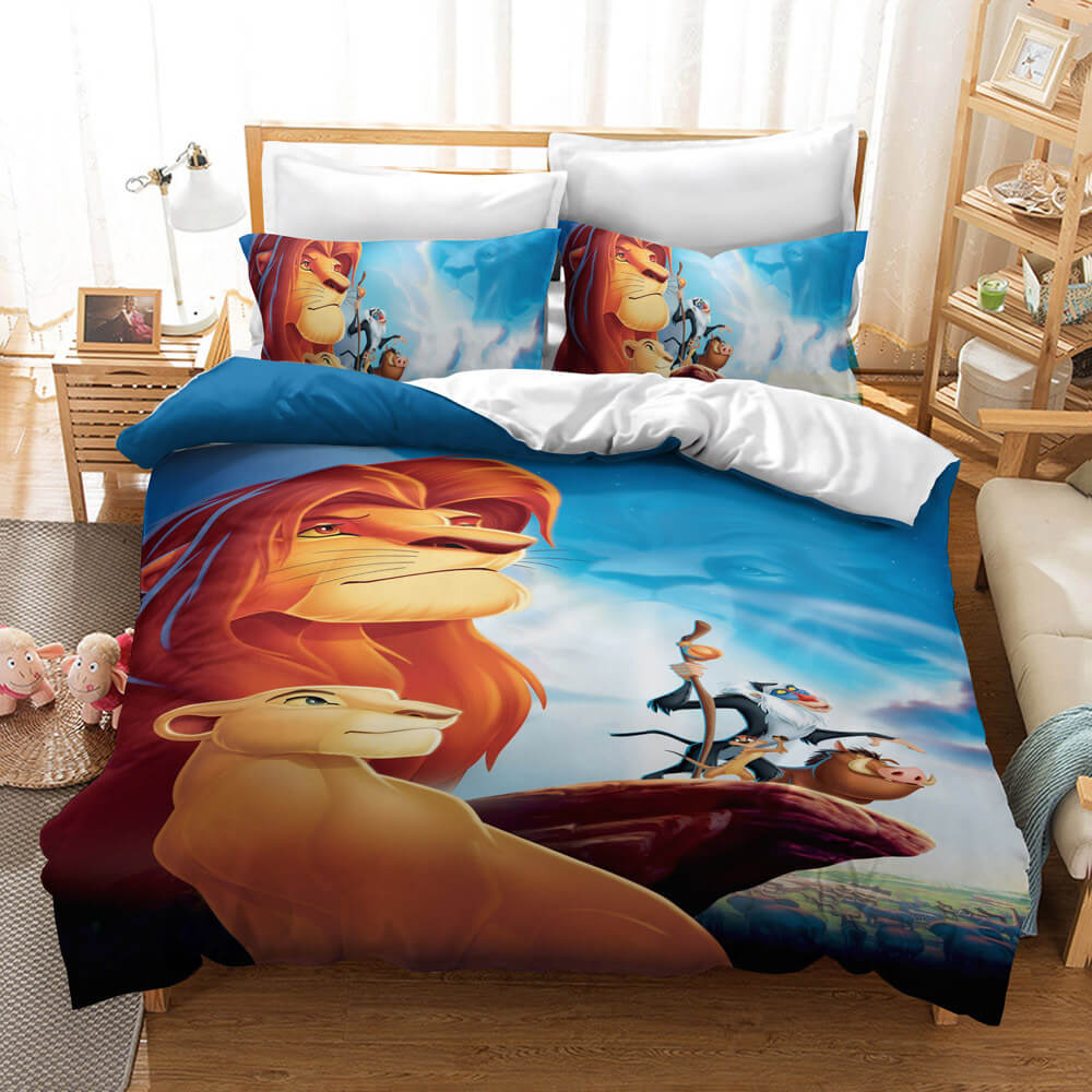The Lion King Cosplay Bedding Set Quilt Duvet Cover Bed Sheets Sets - EBuycos