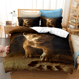 The Lion King Cosplay Kids Bedding Set Quilt Duvet Cover Sheets Sets - EBuycos