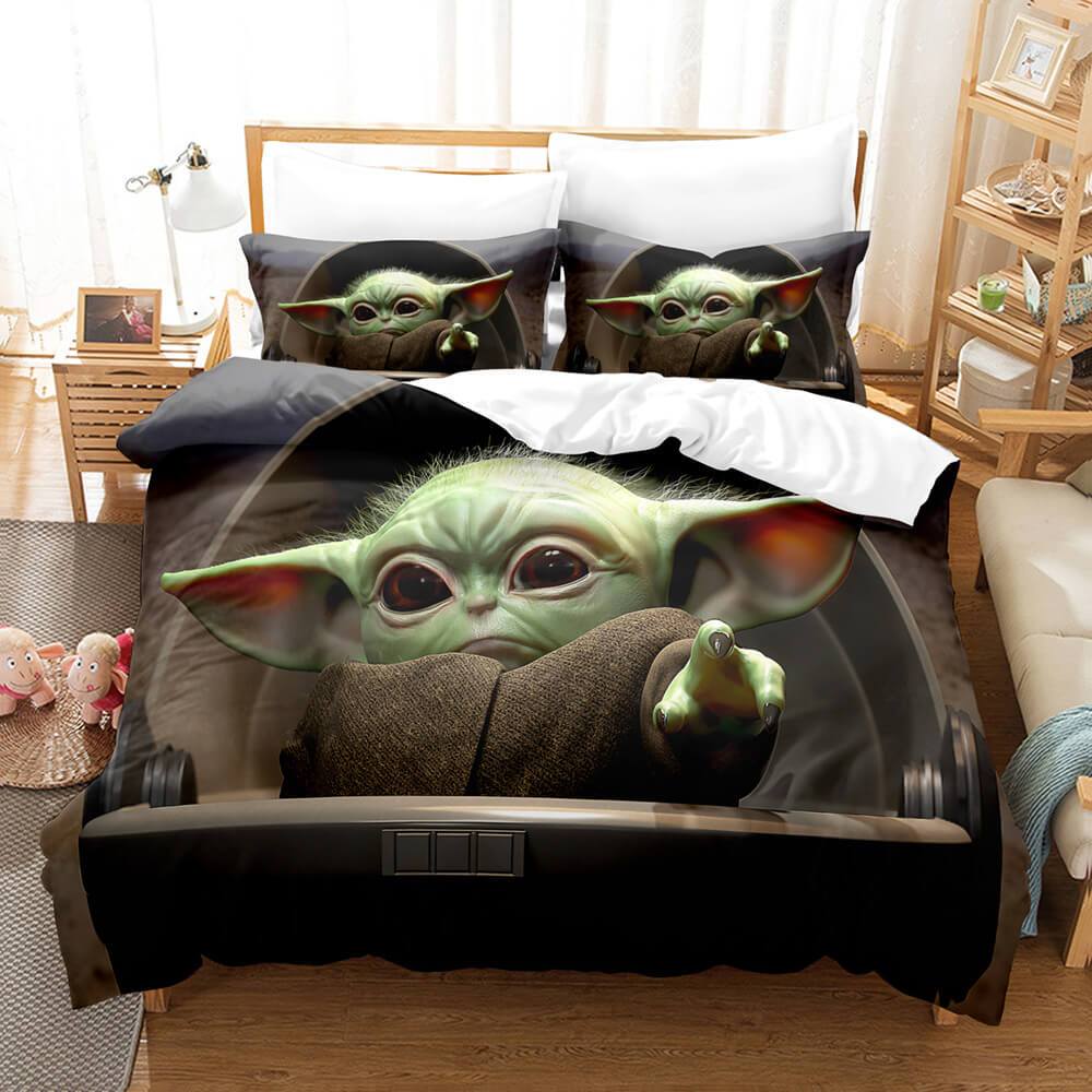 The Mandalorian Baby Yoda Bedding Set Duvet Cover Sets - EBuycos
