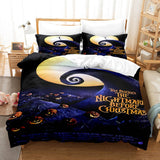 The Nightmare Before Christmas Bedding Set Duvet Covers Bed Sheets - EBuycos